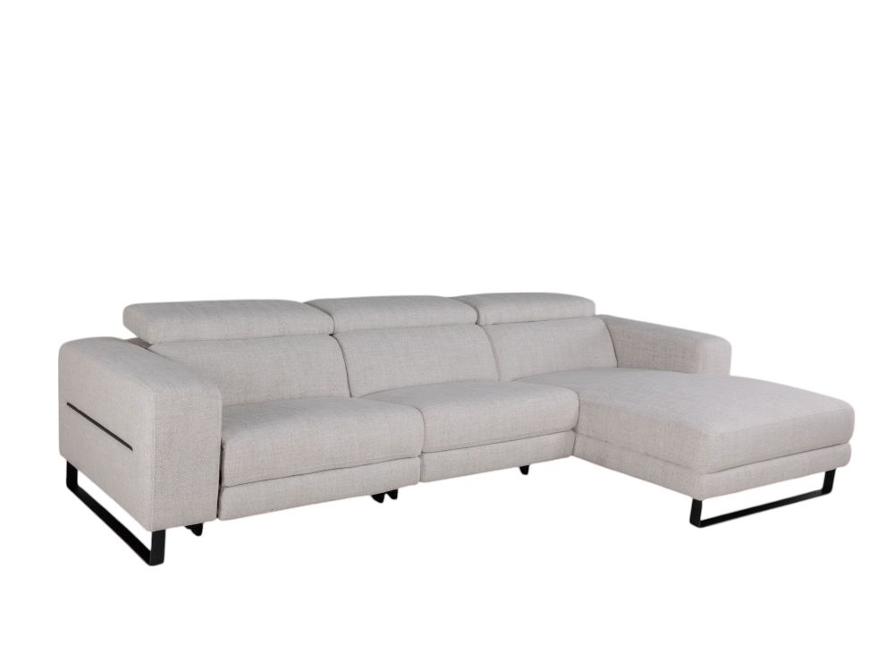 Hoekzetel met elektr. relax LESTER - Beige C-KUK-12-HKS3