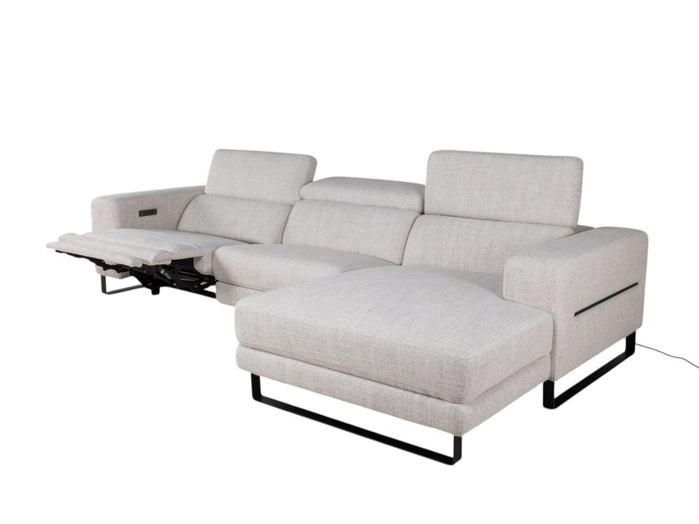 Hoekzetel met elektr. relax LESTER - Beige C-KUK-12-HKS3
