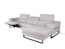 Hoekzetel met elektr. relax LESTER - Beige C-KUK-12-HKS3