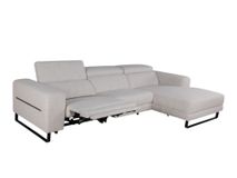Hoekzetel met elektr. relax LESTER - Beige C-KUK-12-HKS3