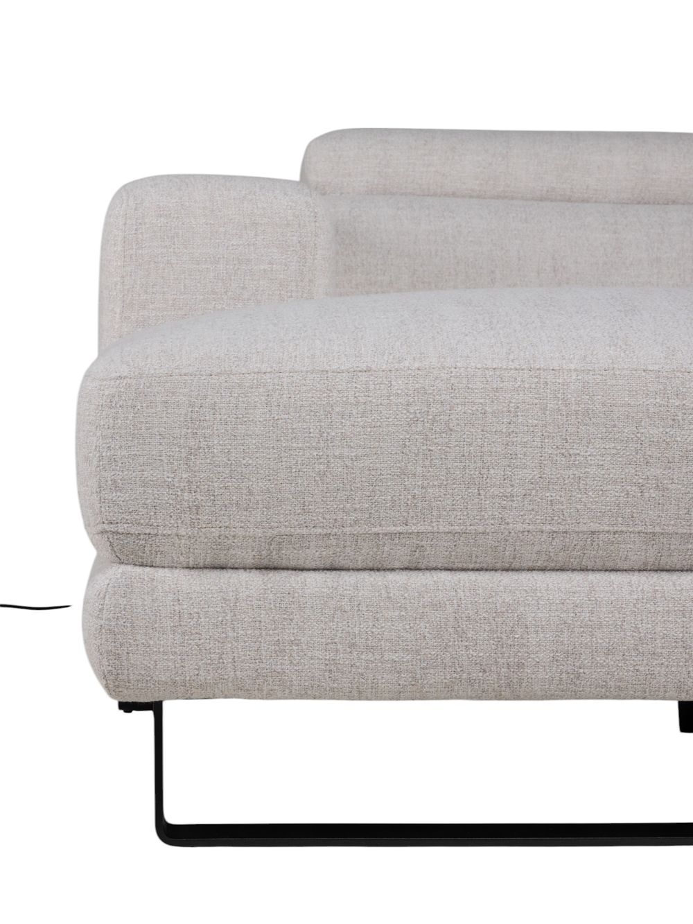 Hoekzetel met elektr. relax LESTER - Beige C-KUK-12-HKS1