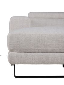 Hoekzetel met elektr. relax LESTER - Beige C-KUK-12-HKS1