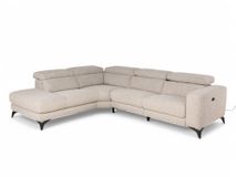 Hoekzetel met elektr. relax KODY - Beige C-HTL-69-HKS3