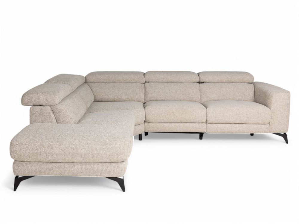 Hoekzetel met elektr. relax KODY - Beige C-HTL-69-HKS3