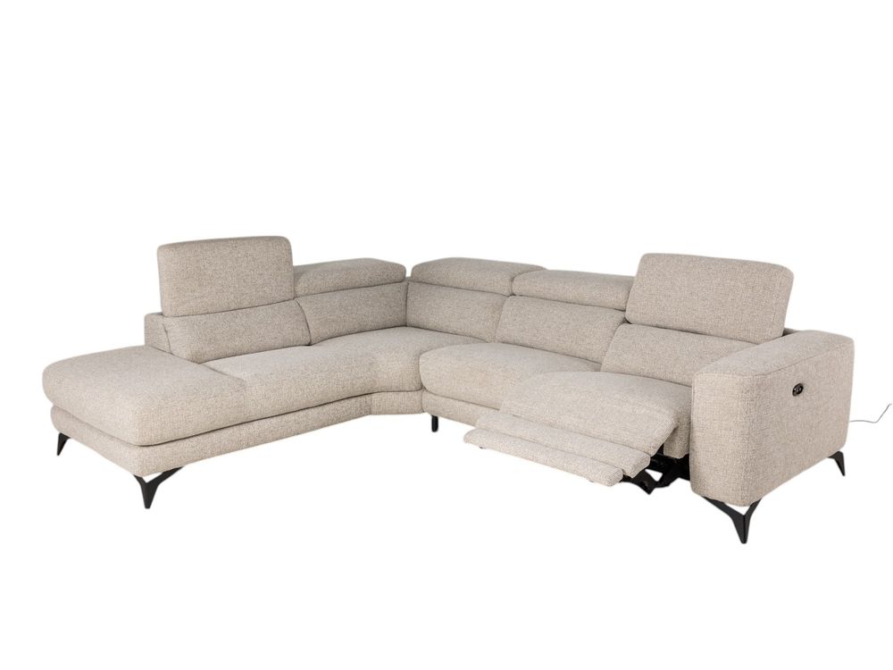 Hoekzetel met elektr. relax KODY - Beige C-HTL-69-HKS3
