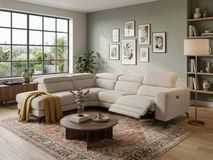Hoekzetel met elektr. relax KODY - Beige C-HTL-69-HKS3