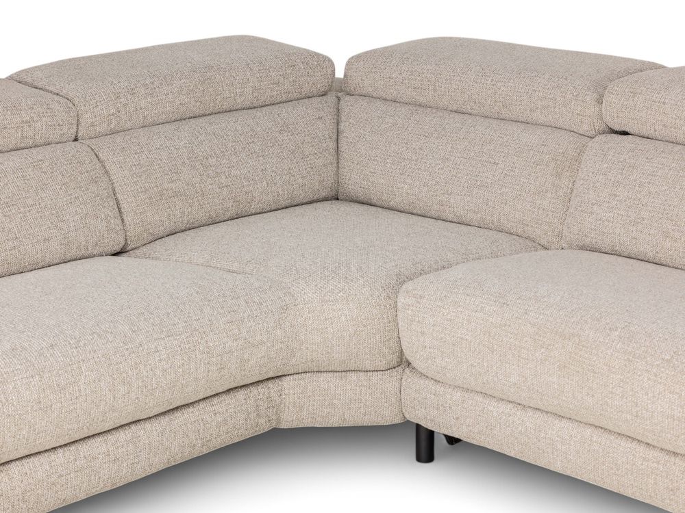Hoekzetel met elektr. relax KODY - Beige C-HTL-69-HKS3