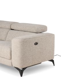 Hoekzetel met elektr. relax KODY - Beige C-HTL-69-HKS3