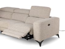 Hoekzetel met elektr. relax KODY - Beige C-HTL-69-HKS3