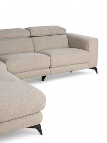 Hoekzetel met elektr. relax KODY - Beige C-HTL-69-HKS3