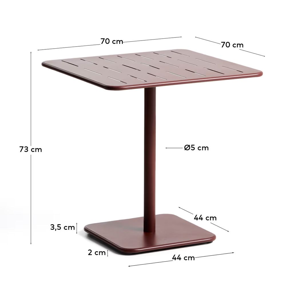 Tuintafel BRAI - Bordeaux KAV T00100RR59