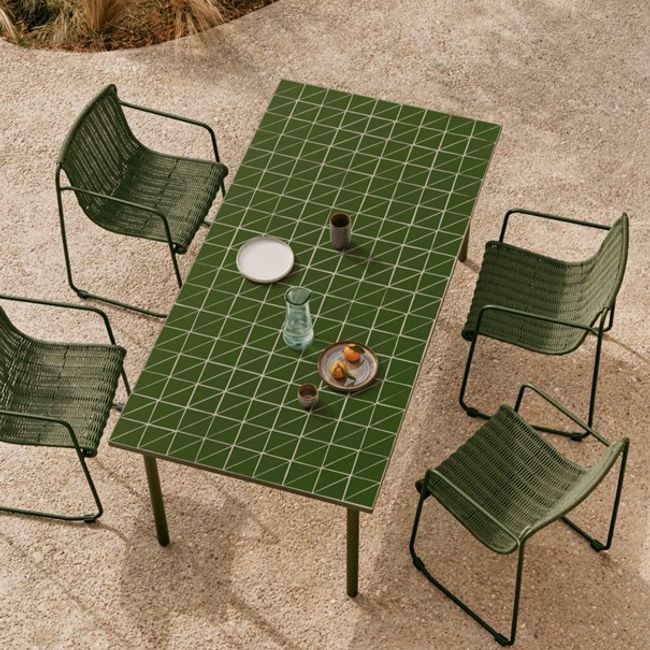 Tuintafel MAURINA - Groen