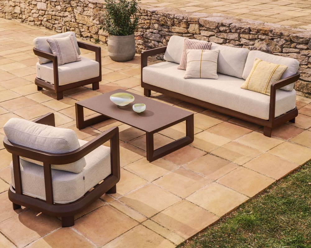 Loungefauteuil NERANO - Bruin KAV O00661FA09