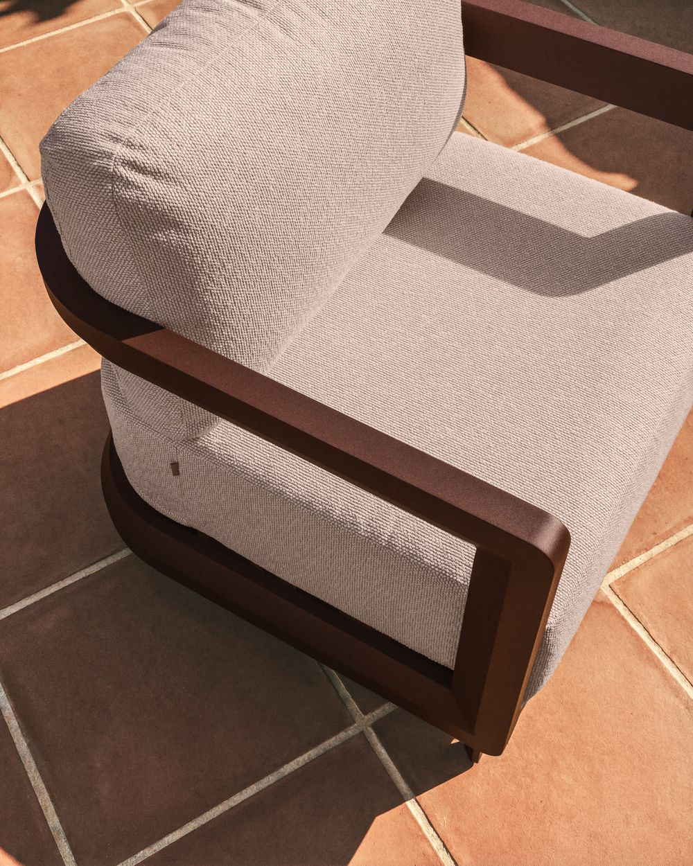 Loungefauteuil NERANO - Bruin KAV O00661FA09