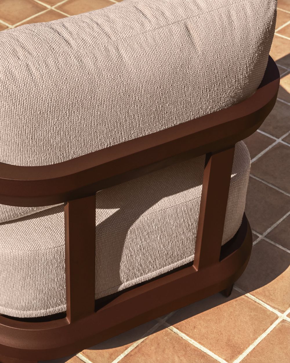 Loungefauteuil NERANO - Bruin KAV O00661FA09