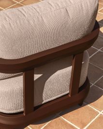 Loungefauteuil NERANO - Bruin KAV O00661FA09