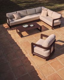 Loungefauteuil NERANO - Bruin KAV O00661FA09