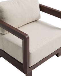 Loungefauteuil NERANO - Bruin KAV O00661FA09