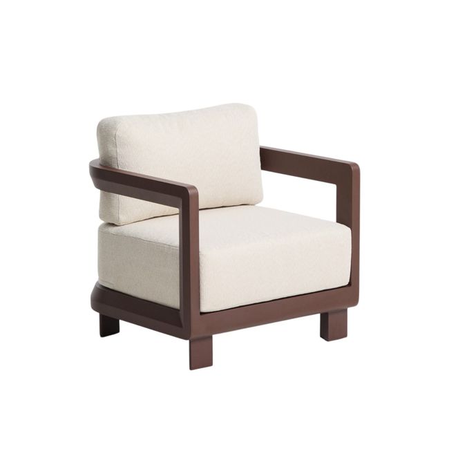 Loungefauteuil NERANO - Bruin