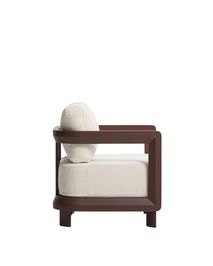 Loungefauteuil NERANO - Bruin KAV O00661FA09