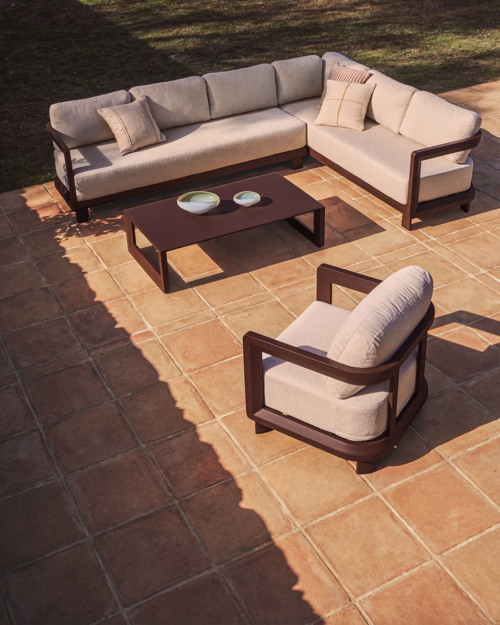 Loungeset NERANO - Bruin