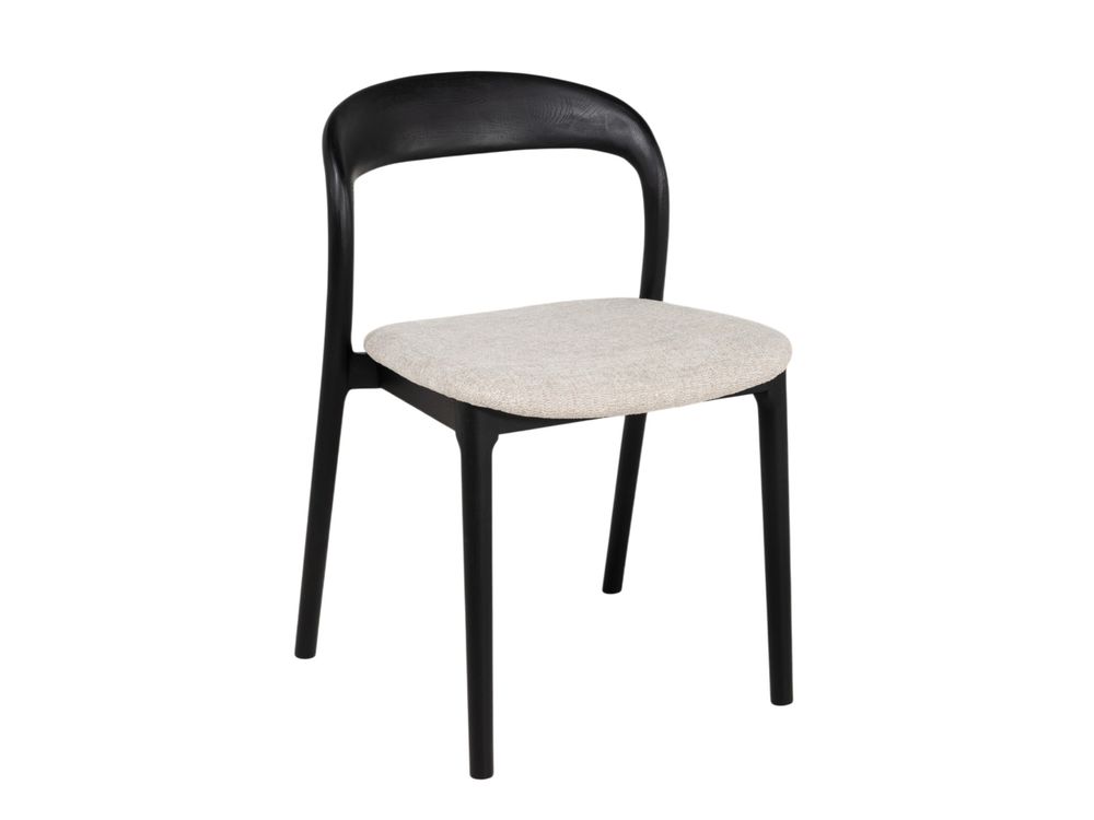 Eetkamerstoel MITO - Wit / zwart es VDC-50-TZ1