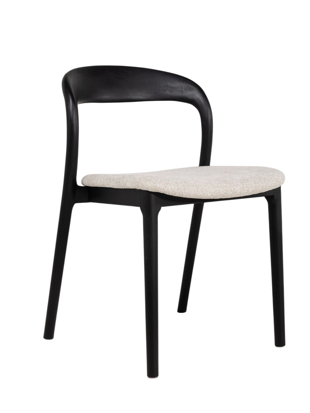 Eetkamerstoel MITO - Wit / zwart es VDC-50-TZ1