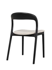 Eetkamerstoel MITO - Wit / zwart es VDC-50-TZ1