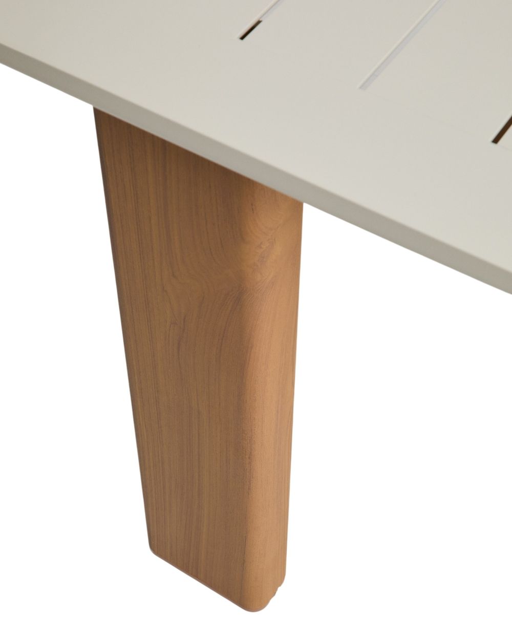 Uitschuifbare tuintafel LIVORNO - Beige KAV O00644RR39
