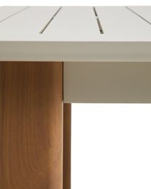 Uitschuifbare tuintafel LIVORNO - Beige KAV O00644RR39