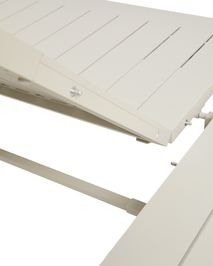 Uitschuifbare tuintafel LIVORNO - Beige KAV O00644RR39