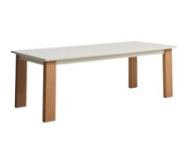 Uitschuifbare tuintafel LIVORNO - Beige KAV O00644RR39