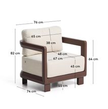 Loungefauteuil NERANO - Bruin KAV O00661FA09