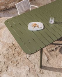 Uitschuifbare tuintafel IZOLA - Groen KAV O00400RR19