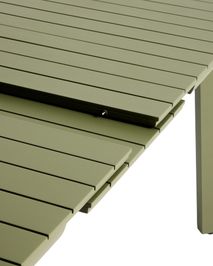 Uitschuifbare tuintafel IZOLA - Groen KAV O00400RR19
