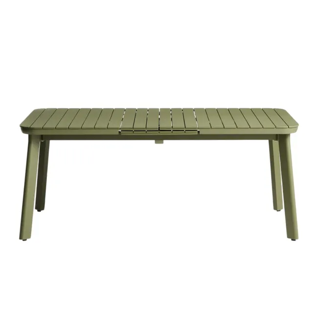 Uitschuifbare tuintafel IZOLA - Groen