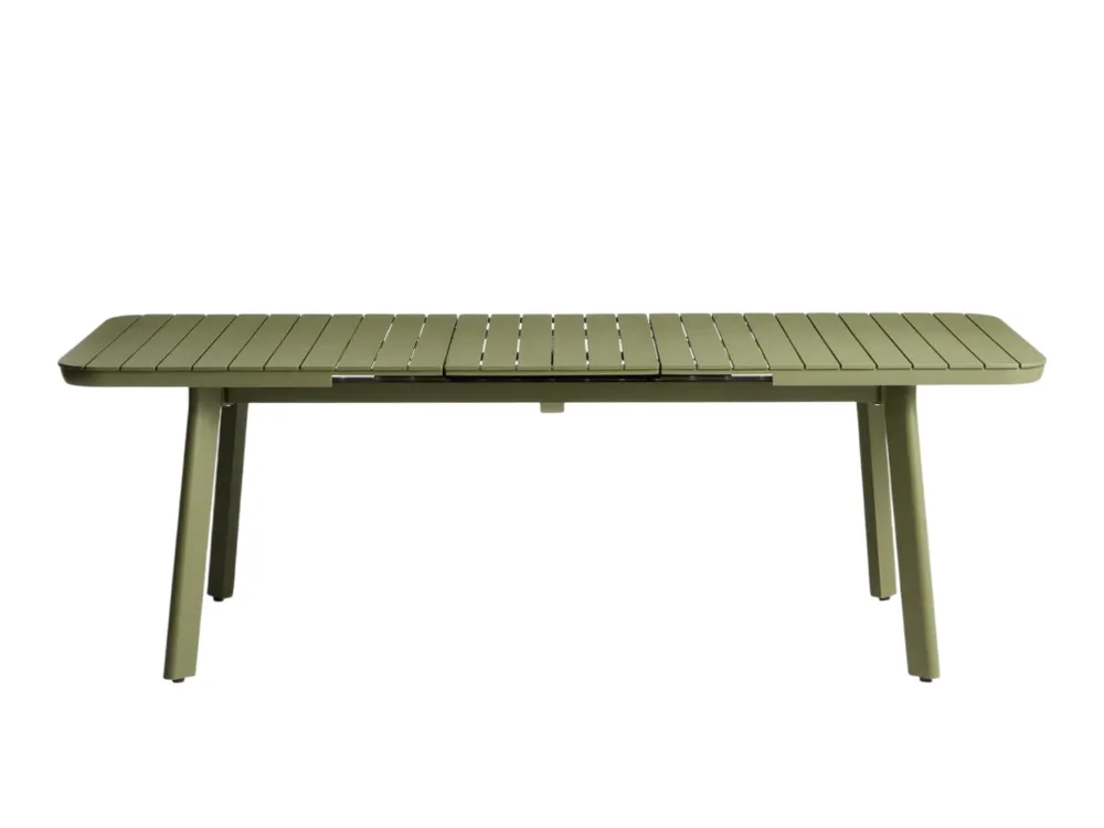 Uitschuifbare tuintafel IZOLA - Groen KAV O00400RR19