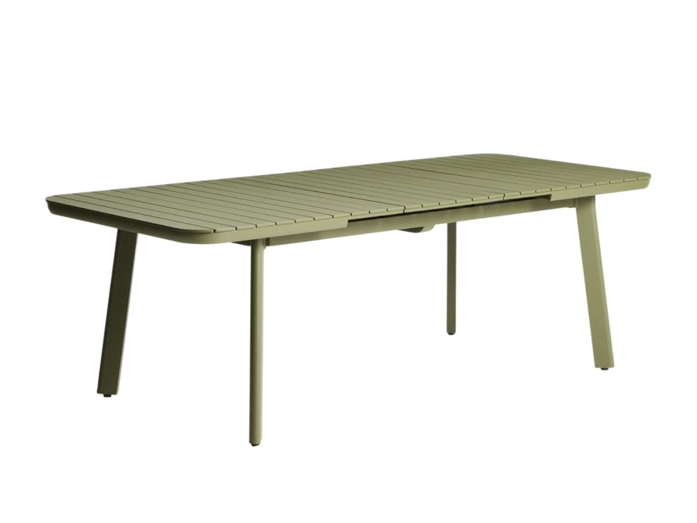 Uitschuifbare tuintafel IZOLA - Groen KAV O00400RR19