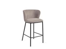 Barstoel CISELIA - Beige Chenille KAV CC3001KY10H