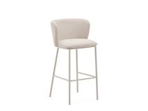 Barstoel CISELIA - Beige bouclé KAV C0600064KY12