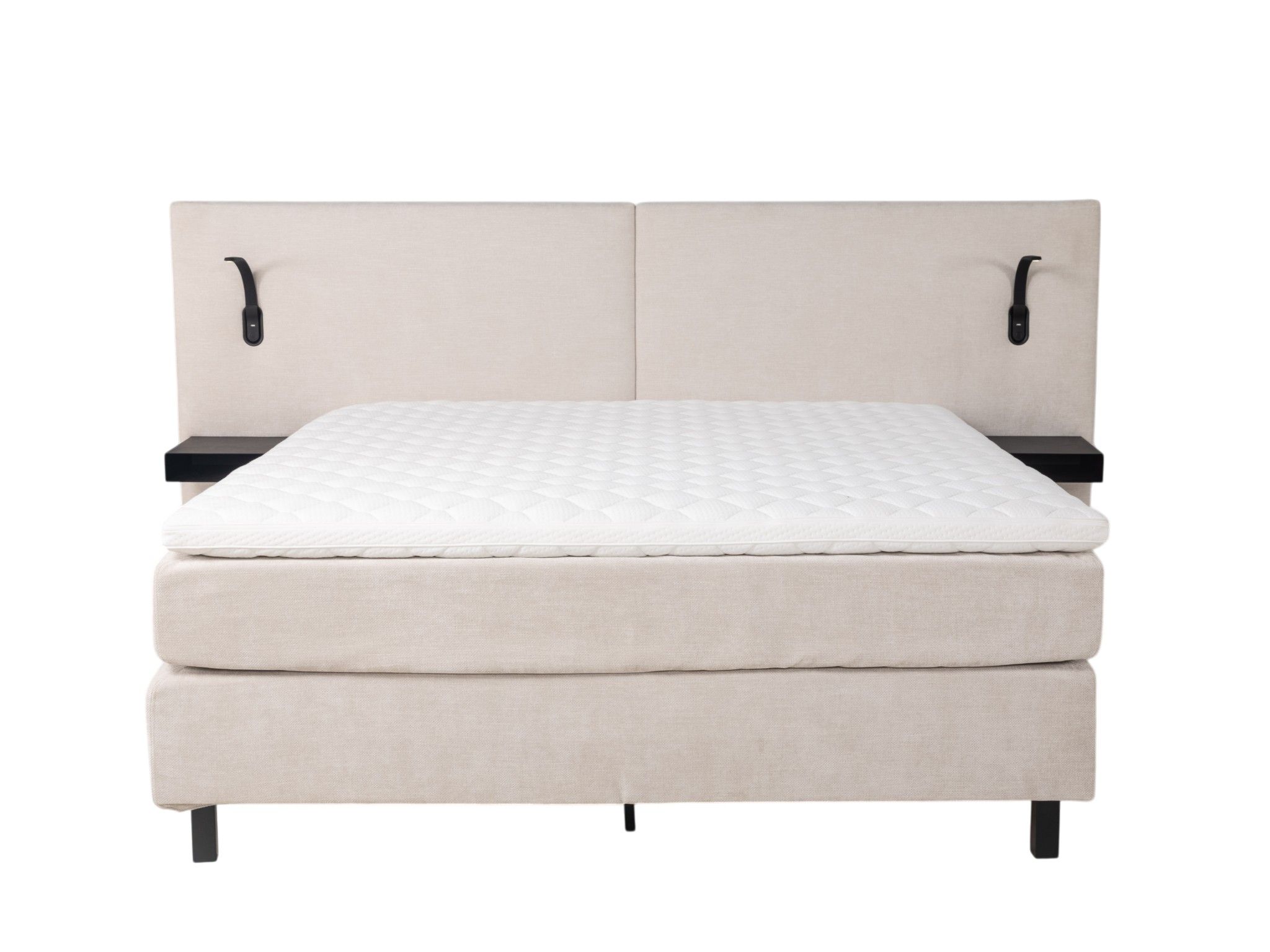 Boxspring incl. matras en topper LILLE - Pearl DOM-16-000017-GP2