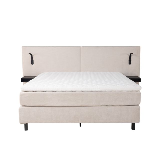 Boxspring incl. matras en topper LILLE - Pearl