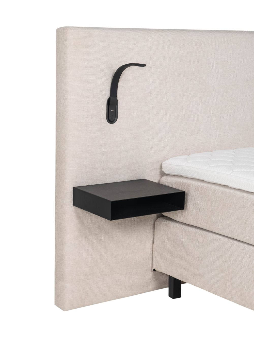Boxspring incl. matras en topper LILLE - Pearl DOM-16-000017-GP2