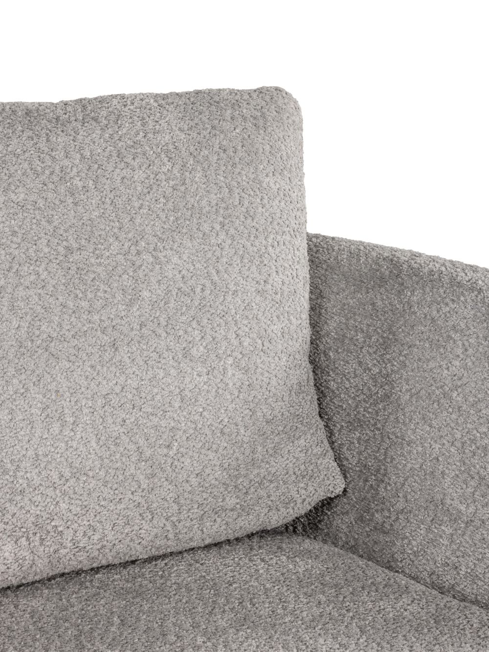 Draaifauteuil met voetbank BARI - Grijs C-HTL-12796-SET1