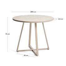 Tuintafel TELLA - Beige KAV T00324KK05