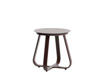 Bijzettafel TAMARIS - Bruin aluminium KAV O00663RR09