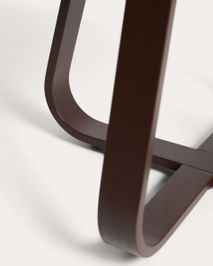 Bijzettafel TAMARIS - Bruin aluminium KAV O00663RR09