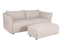 3-zit met voetbank MELFI - Beige C-THC-41-SET1