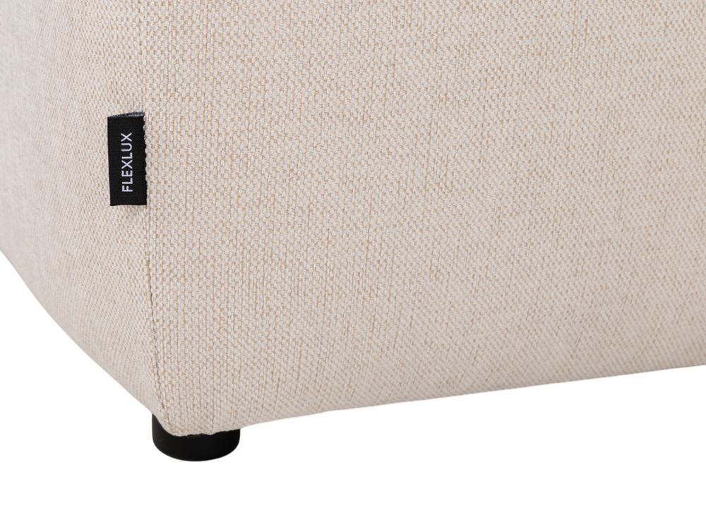 3-zit met voetbank MELFI - Beige C-THC-41-SET1