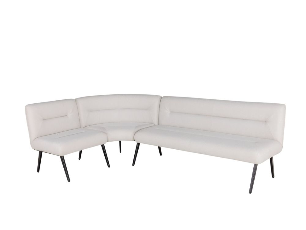Set van eetkamerbank en 2 armstoelen LUNA / BRIGIT C-PRM-8-SET1